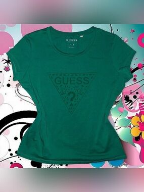 NWOT vtg y2k guess LA baby tee, sz xl